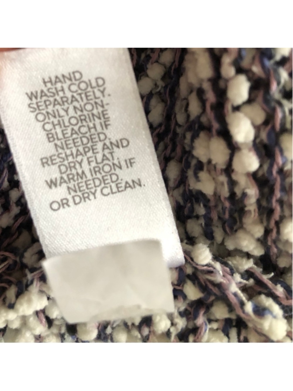 Cozy J. Jill Small Pebbled Mixed Yarn Pullover Purple Lilac Chunky Knit Size - Picture 7 of 8